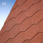 Гибкая черепица IKO (Айко) 10 Tile Red
